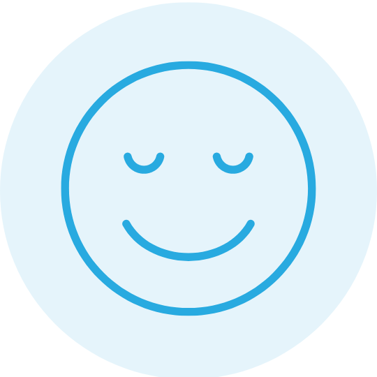 Reduced stress icon